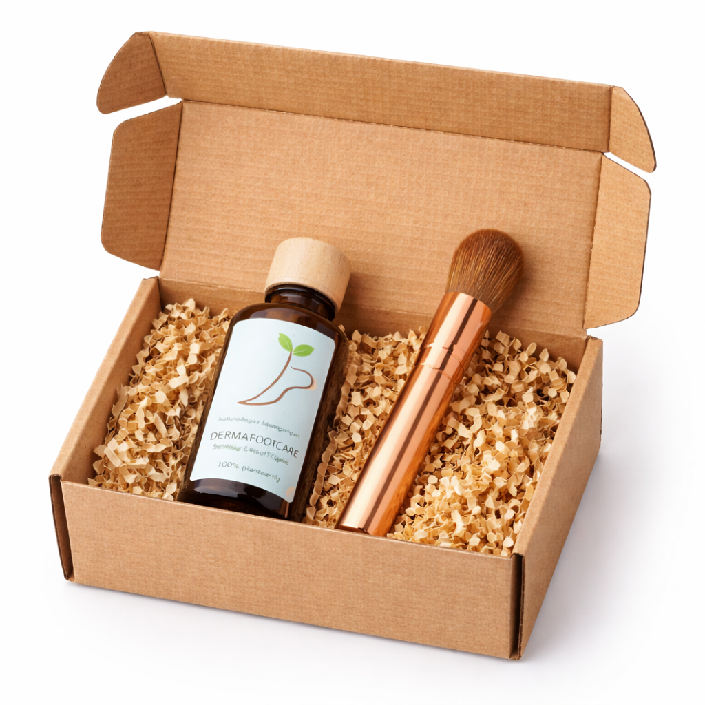 DermaFootCare schimmel behandeling verpakking met applicatorkwast



