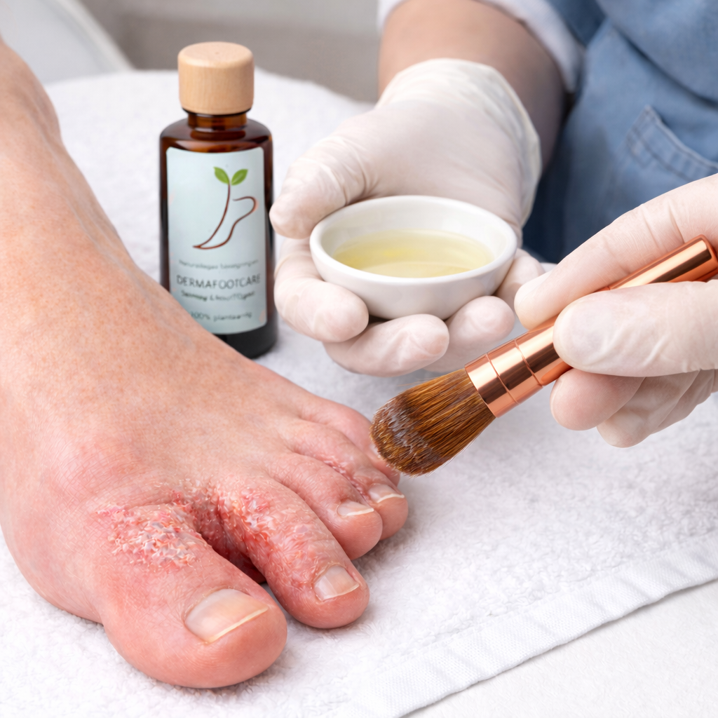 Salon nagelschimmel behandeling toepassing DermaFootCare 20-pack professional

