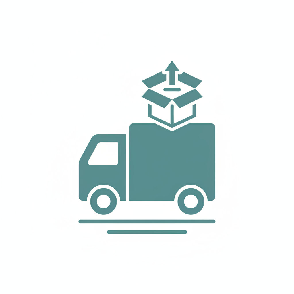 Delivery truck icoon