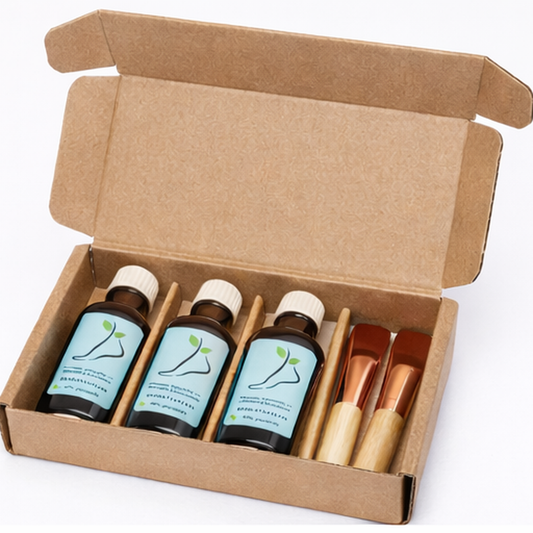 DermaFootCare 3-pack verpakking voor volledige schimmel behandeling 8-12 weken