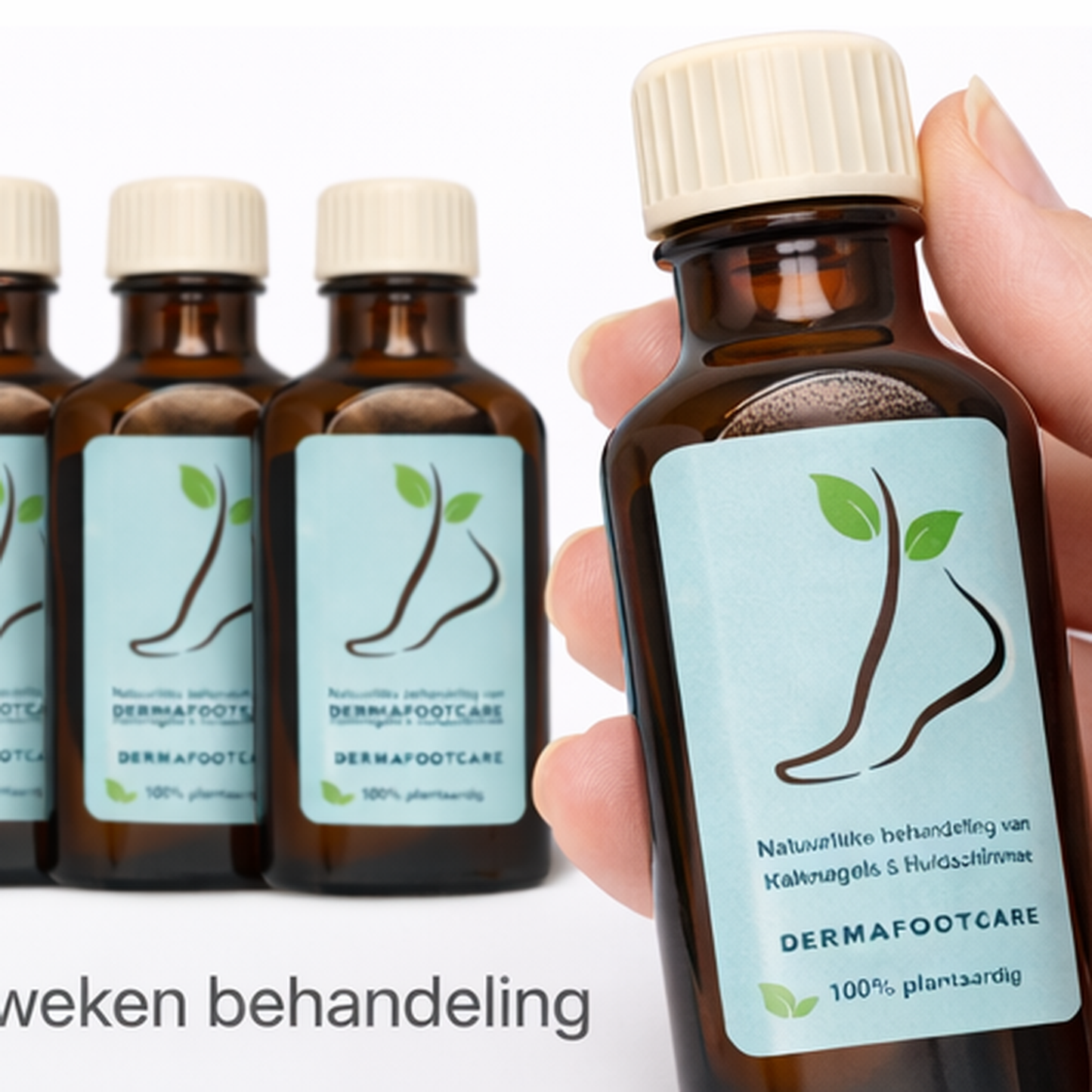Voetschimmel behandeling 3-pack DermaFootCare met 10 procent korting

